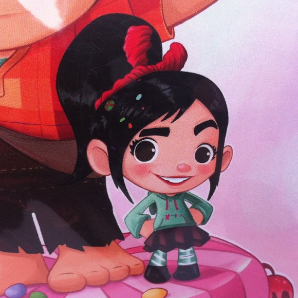 Disney Parks Postcard Wreck It Ralph WonderGround Vanellope 5x7 in Chris Uminga - Picture 4 of 5